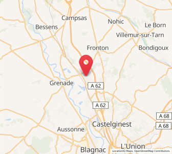 Map of Castelnau-d’Estrétefonds, Occitanie