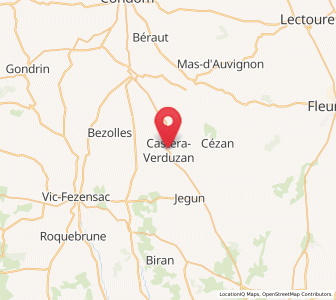 Map of Castéra-Verduzan, Occitanie