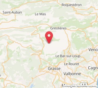 Map of Caussols, Provence-Alpes-Côte d'Azur