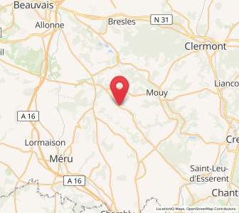 Map of Cauvigny, Hauts-de-France