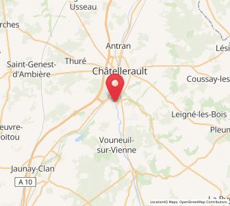 Map of Cenon-sur-Vienne, Nouvelle-Aquitaine