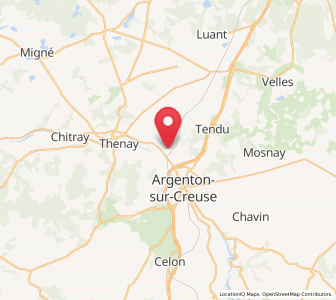 Map of Chabenet, Centre