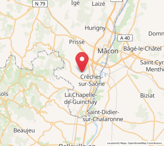 Map of Chaintré, Bourgogne-Franche-Comté