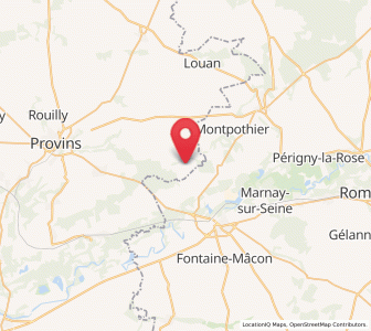 Map of Chalautre-la-Grande, Île-de-France