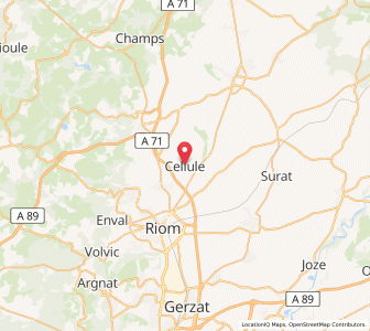 Map of Chambaron sur Morge, Auvergne-Rhône-Alpes