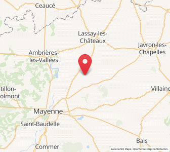 Map of Champéon, Pays de la Loire