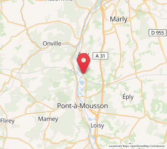Map of Champey-sur-Moselle, Grand Est