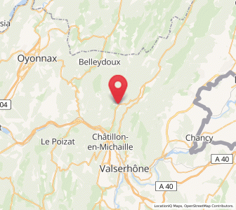 Map of Champfromier, Auvergne-Rhône-Alpes