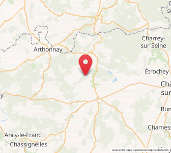 Map of Channay, Bourgogne-Franche-Comté