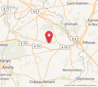 Map of Chantecoq, Centre