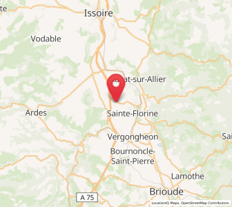 Map of Charbonnier-les-Mines, Auvergne-Rhône-Alpes