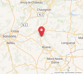 Map of Chassemy, Hauts-de-France