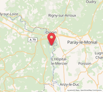 Map of Chassenard, Auvergne-Rhône-Alpes