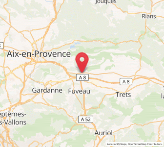 Map of Châteauneuf-le-Rouge, Provence-Alpes-Côte d'Azur