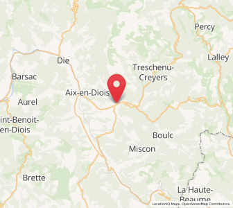 Map of Châtillon-en-Diois, Auvergne-Rhône-Alpes