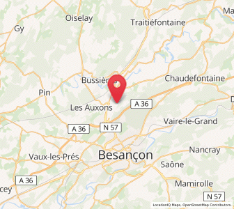 Map of Châtillon-le-Duc, Bourgogne-Franche-Comté