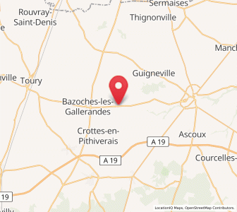 Map of Châtillon-le-Roi, Centre