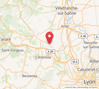 Map of Châtillon, Auvergne-Rhône-Alpes