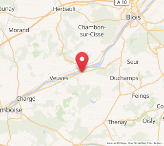 Map of Chaumont-sur-Loire, Centre