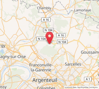 Map of Chauvry, Île-de-France