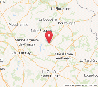 Map of Chavagnes-les-Redoux, Pays de la Loire