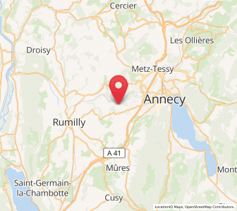 Map of Chavanod, Auvergne-Rhône-Alpes