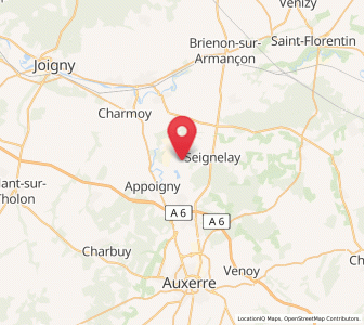 Map of Chemilly-sur-Yonne, Bourgogne-Franche-Comté