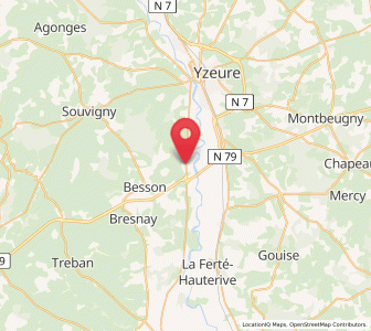 Map of Chemilly, Auvergne-Rhône-Alpes