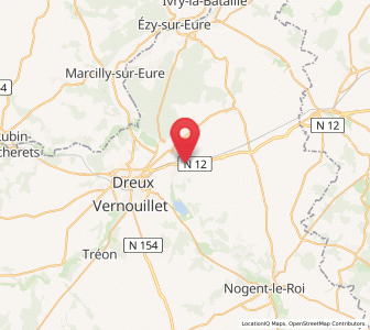 Map of Cherisy, Centre