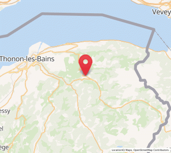 Map of Chevenoz, Auvergne-Rhône-Alpes