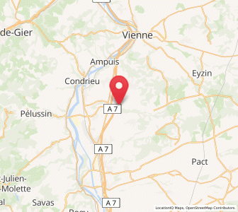 Map of Cheyssieu, Auvergne-Rhône-Alpes