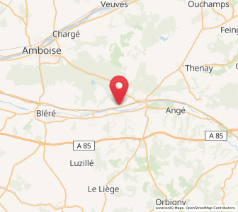 Map of Chissay-en-Touraine, Centre