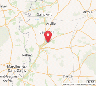 Map of Choue, Centre