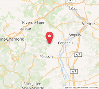 Map of Chuyer, Auvergne-Rhône-Alpes