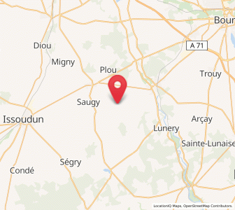 Map of Civray, Centre