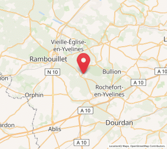 Map of Clairefontaine-en-Yvelines, Île-de-France