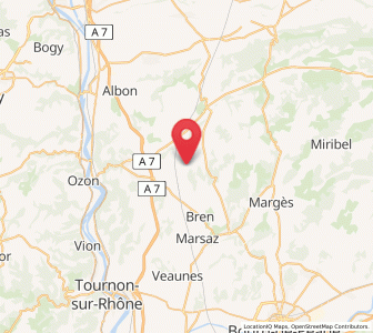 Map of Claveyson, Auvergne-Rhône-Alpes