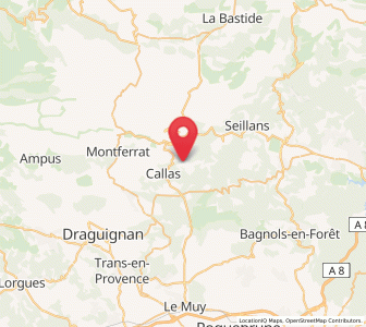 Map of Claviers, Provence-Alpes-Côte d'Azur