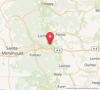 Map of Clermont-en-Argonne, Grand Est