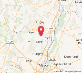 Map of Clessé, Bourgogne-Franche-Comté