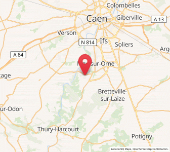 Map of Clinchamps-sur-Orne, Normandy