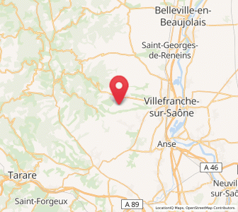 Map of Cogny, Auvergne-Rhône-Alpes