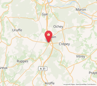 Map of Colombey-les-Belles, Grand Est