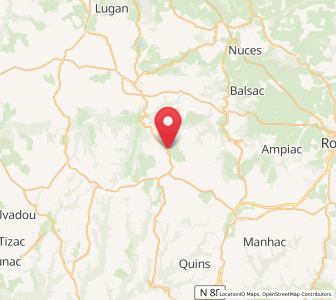 Map of Colombiès, Occitanie