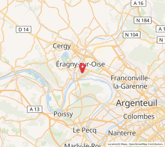 Map of Conflans-Sainte-Honorine, Île-de-France