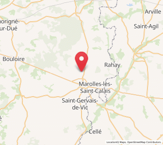 Map of Conflans-sur-Anille, Pays de la Loire