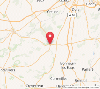 Map of Conty, Hauts-de-France
