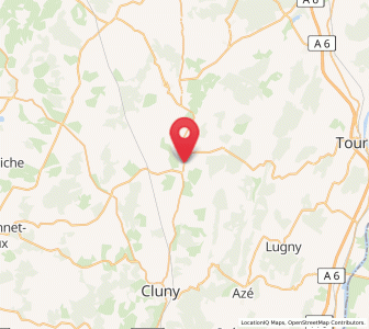 Map of Cormatin, Bourgogne-Franche-Comté