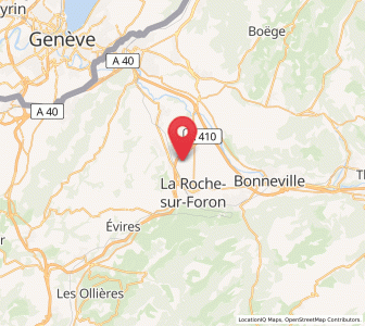 Map of Cornier, Auvergne-Rhône-Alpes