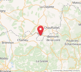 Map of Coublanc, Bourgogne-Franche-Comté